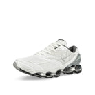 Mizuno Wave Prophecy LS White / Silver / Harbor Mist Low Top Sneakers  Close Up | Overkill
