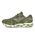 Mizuno Maharishi x Mizuno Wave Rider 10 Deep Depths / Papyrus / Depp Depths Low Top Sneakers D1GD222501 | Overkill