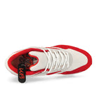 Mizuno Contender Cool Gray / High Risk Red / White Low Top Sneakers  Detailfoto | Overkill