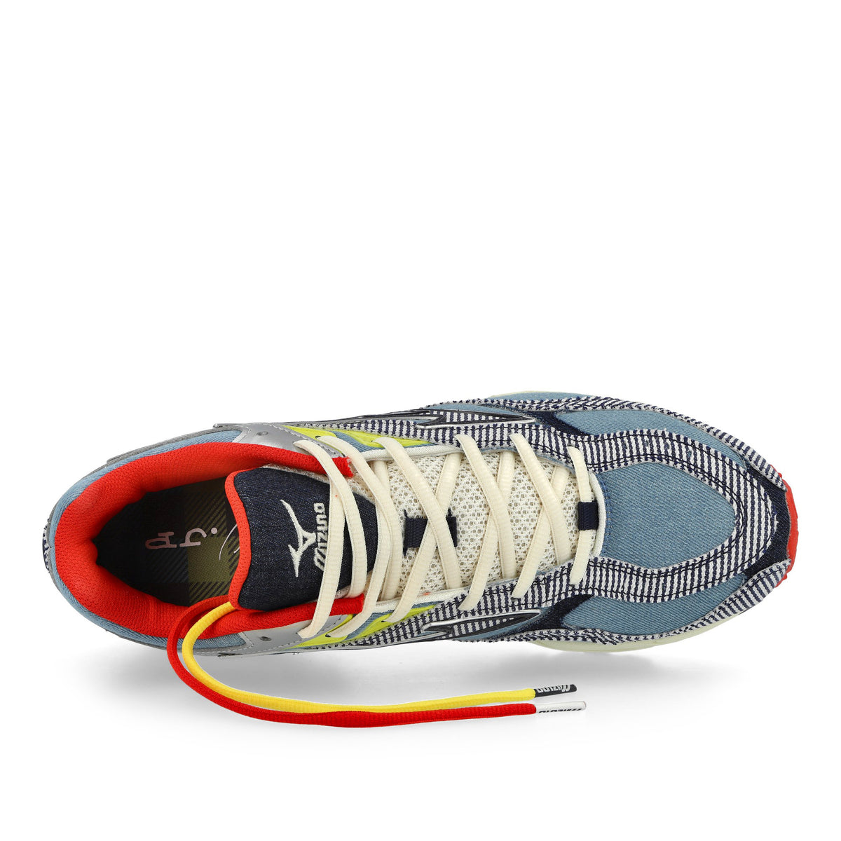 Sean Wotherspoon x Mizuno Wave MG4 LS Light Blue / Off White / Red Low Top Sneakers D1GD263101 Detailfoto | Overkill
