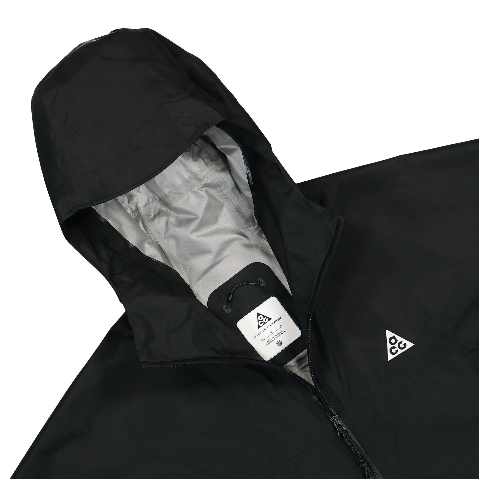 Nike Storm-FIT ADV ACG Chain of Craters Jacket Black / Summit White Jackets Close-up | Overkill