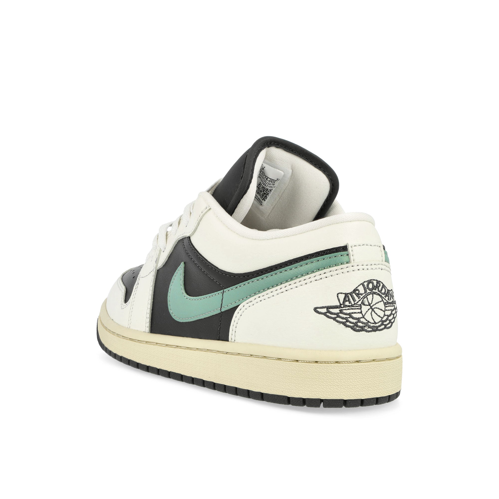Jordan Wmns Air Jordan 1 Low Anthracite / Jade Smoke - Sail - Legend Sand Low Top Sneakers  Material | Overkill