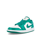 Jordan Wmns Air Jordan 1 Low White / New Emerald - White Low Top Sneakers  Close Up | Overkill