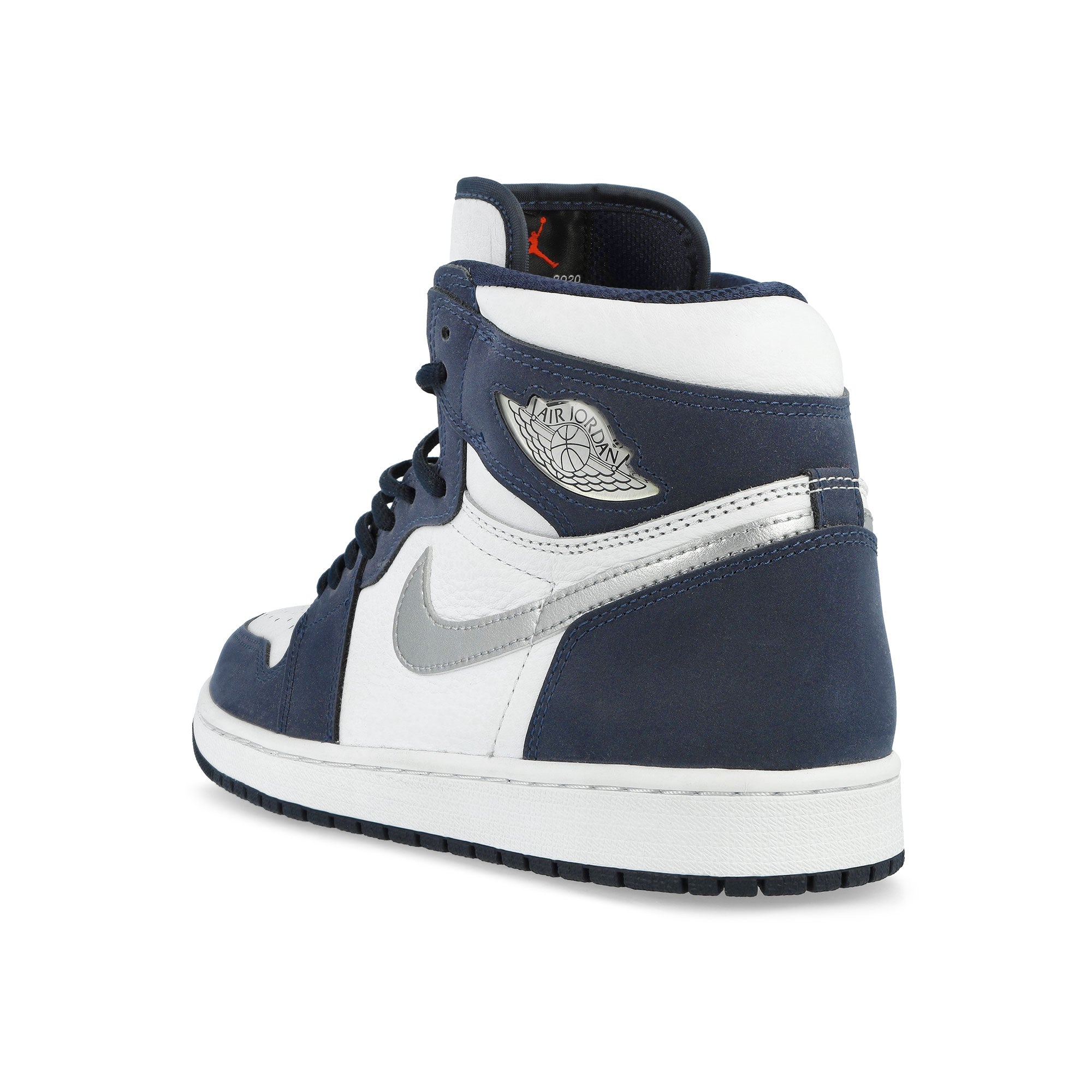 Air Jordan  1 High OG CO.JP White / Metallic Silver - Midnight Navy Overkill Archive DC1788 100 Material | Overkill