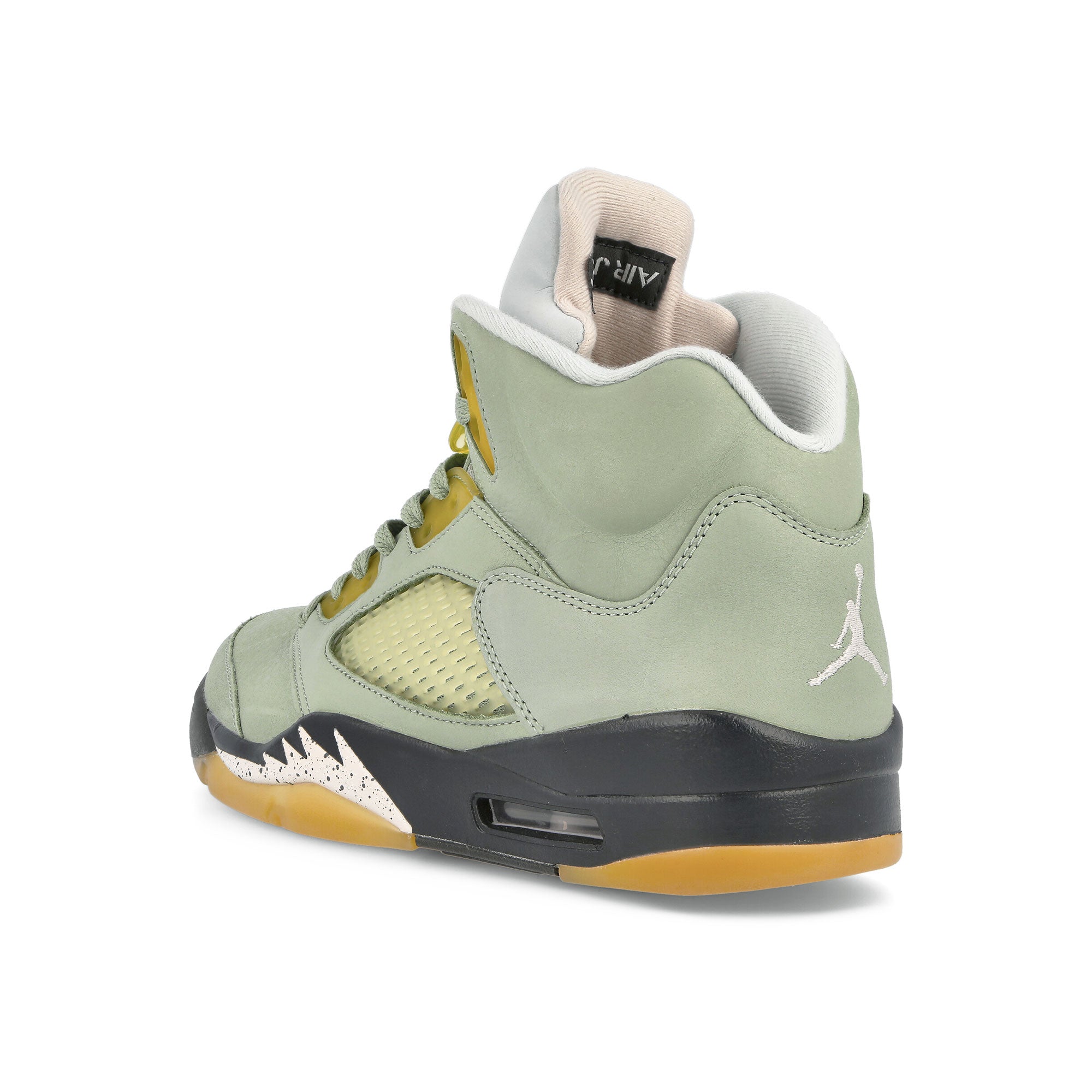 Jordan Air Jordan 5 Retro Jade Horizon / Desert Sand - Light Silver High Top Sneakers  Material | Overkill