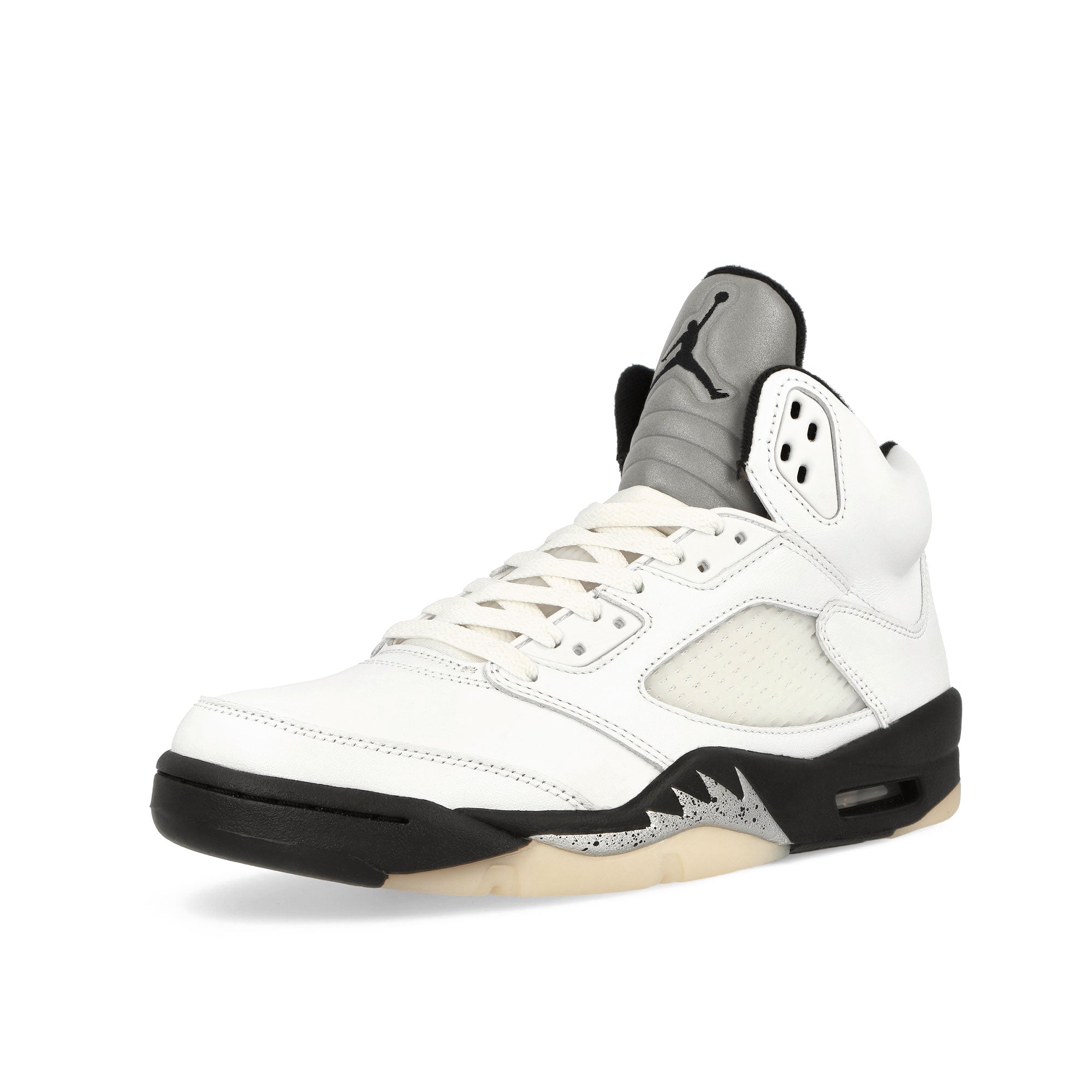 Jordan Air Jordan 5 Retro White / Black - Sail - Metallic Silver High Top Sneakers  Detailfoto | Overkill