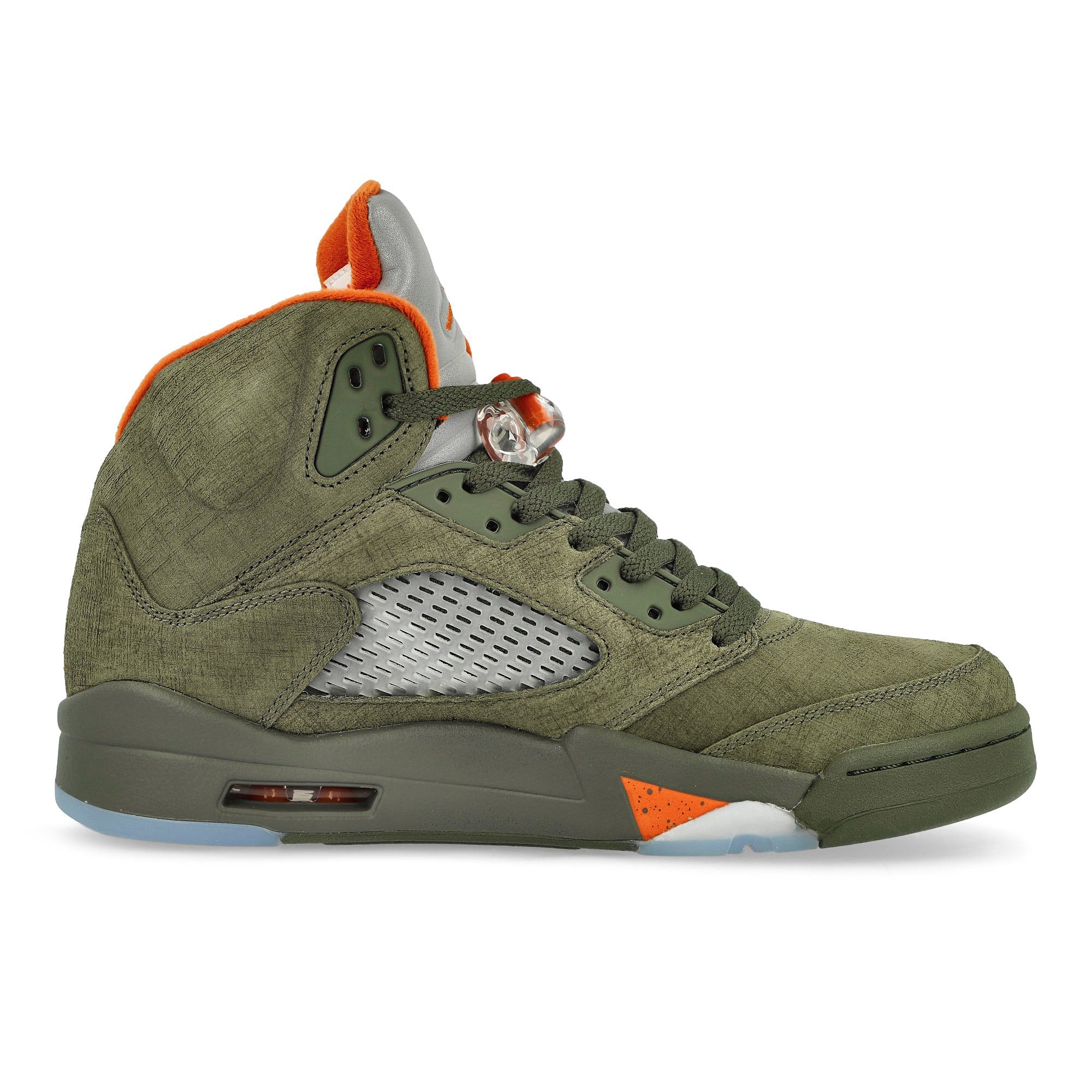 Jordan Air Jordan 5 Retro Army Olive / Solar Orange High Top Sneakers  Silhouette | Overkill