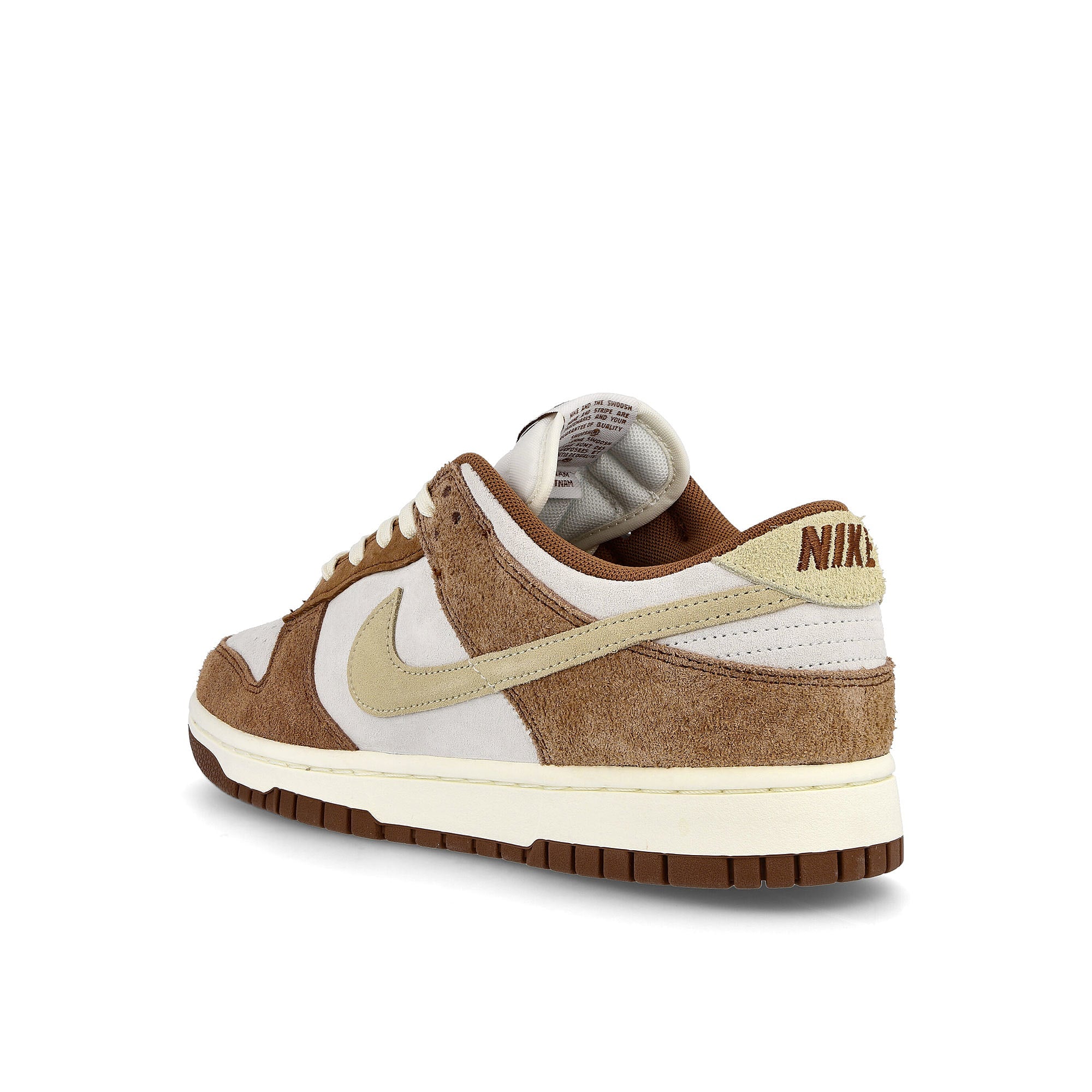 Nike Dunk Low Retro Premium Sail / Fossil - Medium Curry Low Top Sneakers  Material | Overkill