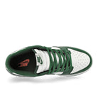 Nike Dunk Low Retro White / Team Green - White - Total Orange Low Top Sneakers  Detailfoto | Overkill