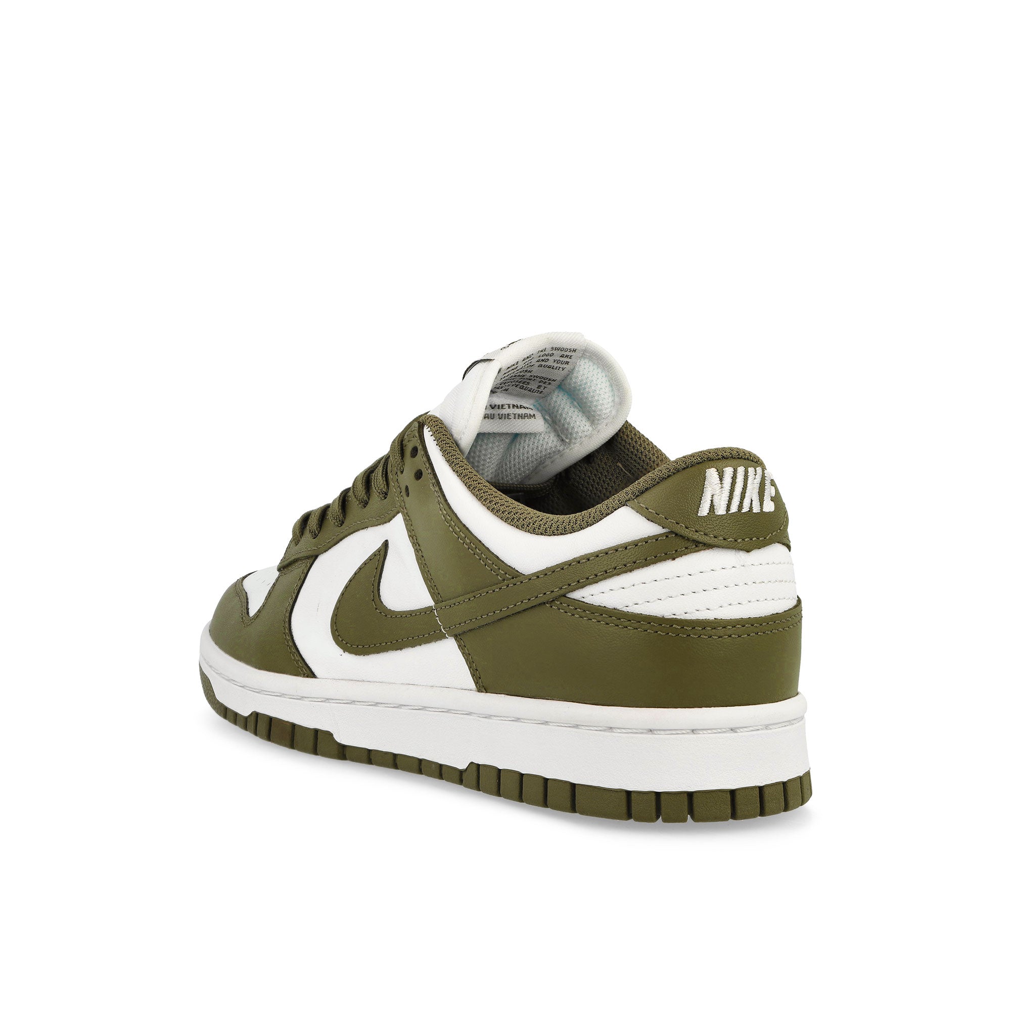 Nike W Dunk Low White / Medium Olive - White Low Top Sneakers  Material | Overkill
