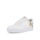 Nike Wmns Air Force 1 '07 LX White / White - Metallic Gold - Flat Gold Low Top Sneakers  Close Up | Overkill
