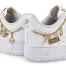 Nike Wmns Air Force 1 '07 LX White / White - Metallic Gold - Flat Gold Low Top Sneakers  Detailfoto | Overkill
