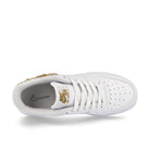 Nike Wmns Air Force 1 '07 LX White / White - Metallic Gold - Flat Gold Low Top Sneakers  Detail View 1 | Overkill
