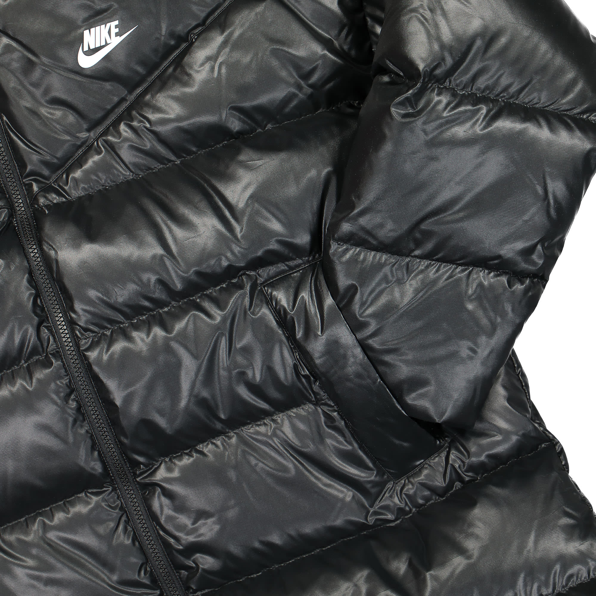 Nike Wmns NSW Therma-FIT City Parka Black / White Parkas Detailfoto | Overkill