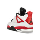 Jordan Air Jordan 4 Retro White / Fire Red - Black - Neutral Grey Sneakers  Material | Overkill