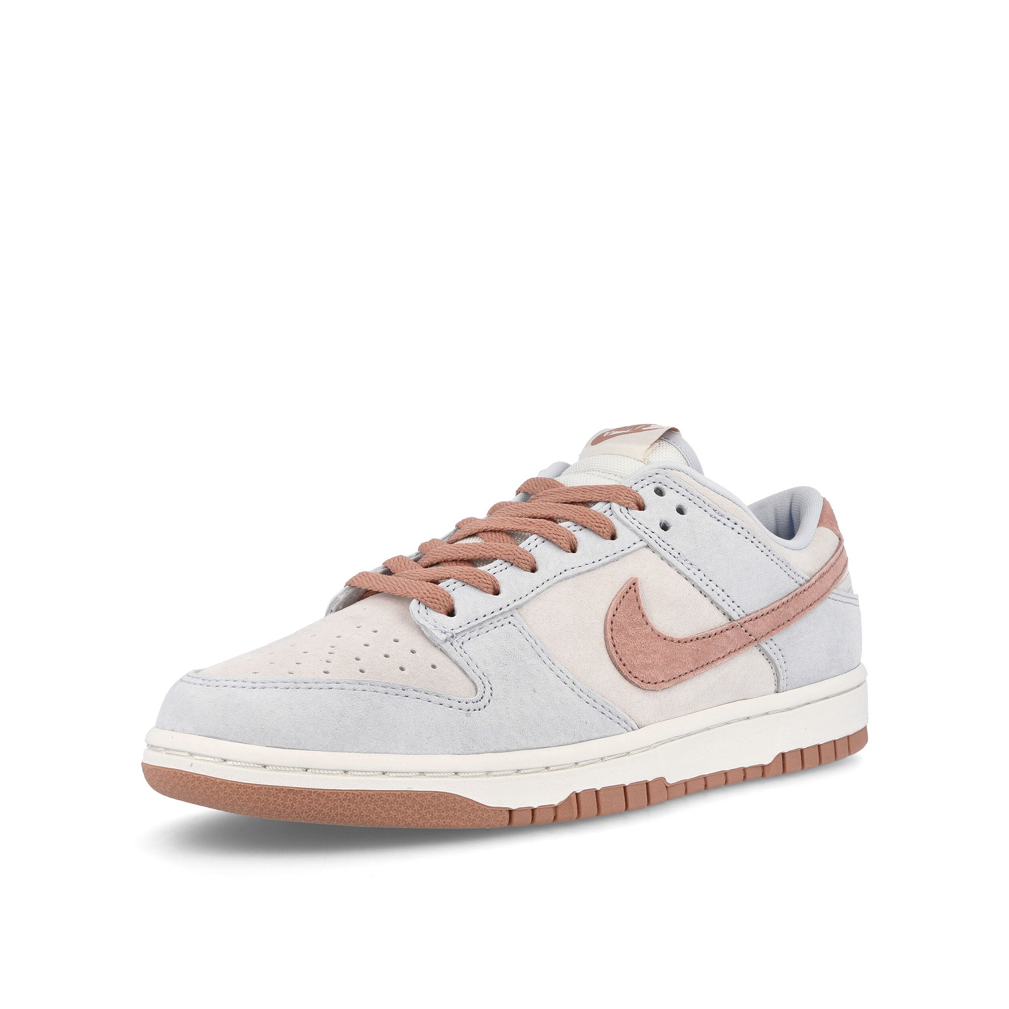 Nike Dunk Low Retro Premium Phantom / Fossil Rose - Aura - Summit White Overkill Archive DH7577 001 Close-up | Overkill