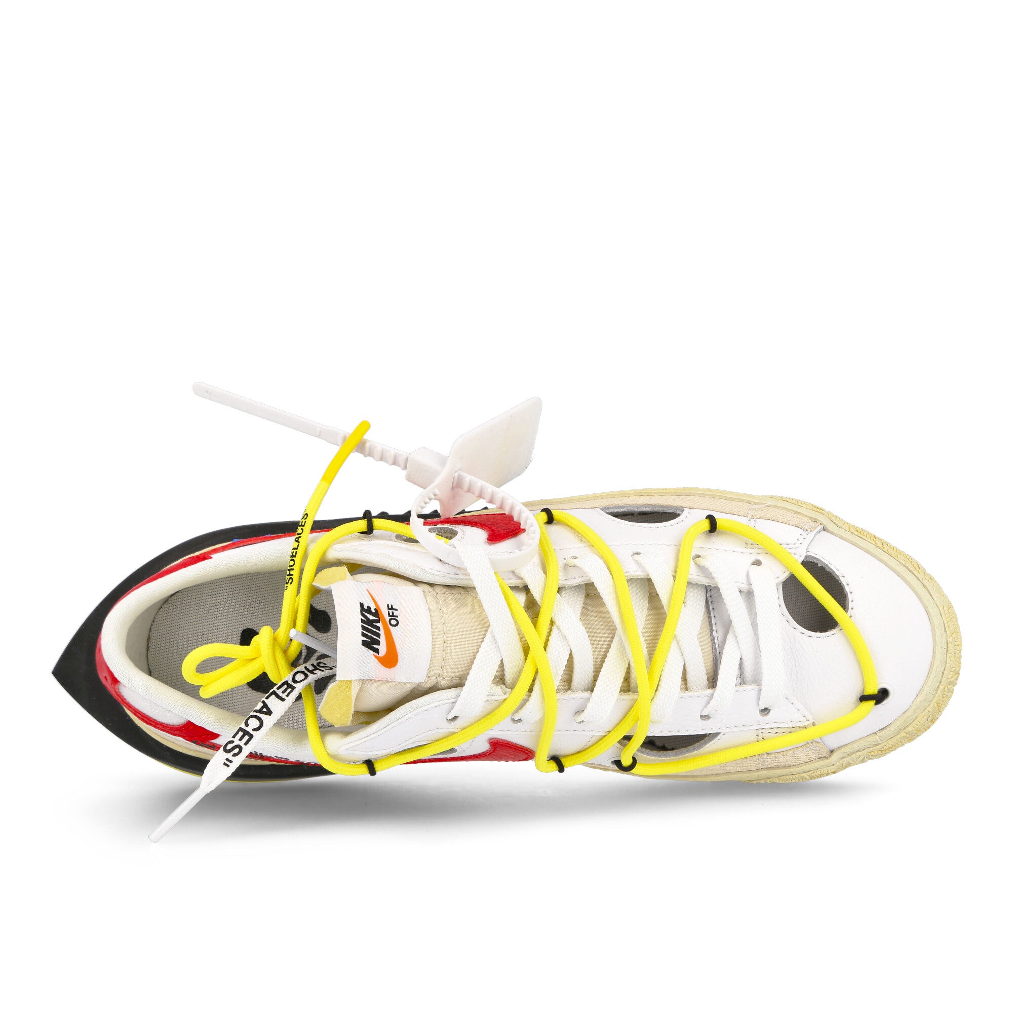 Nike Blazer Low 77 White / University Red - Opti Yellow - Fossil  Detail view 1 | Overkill
