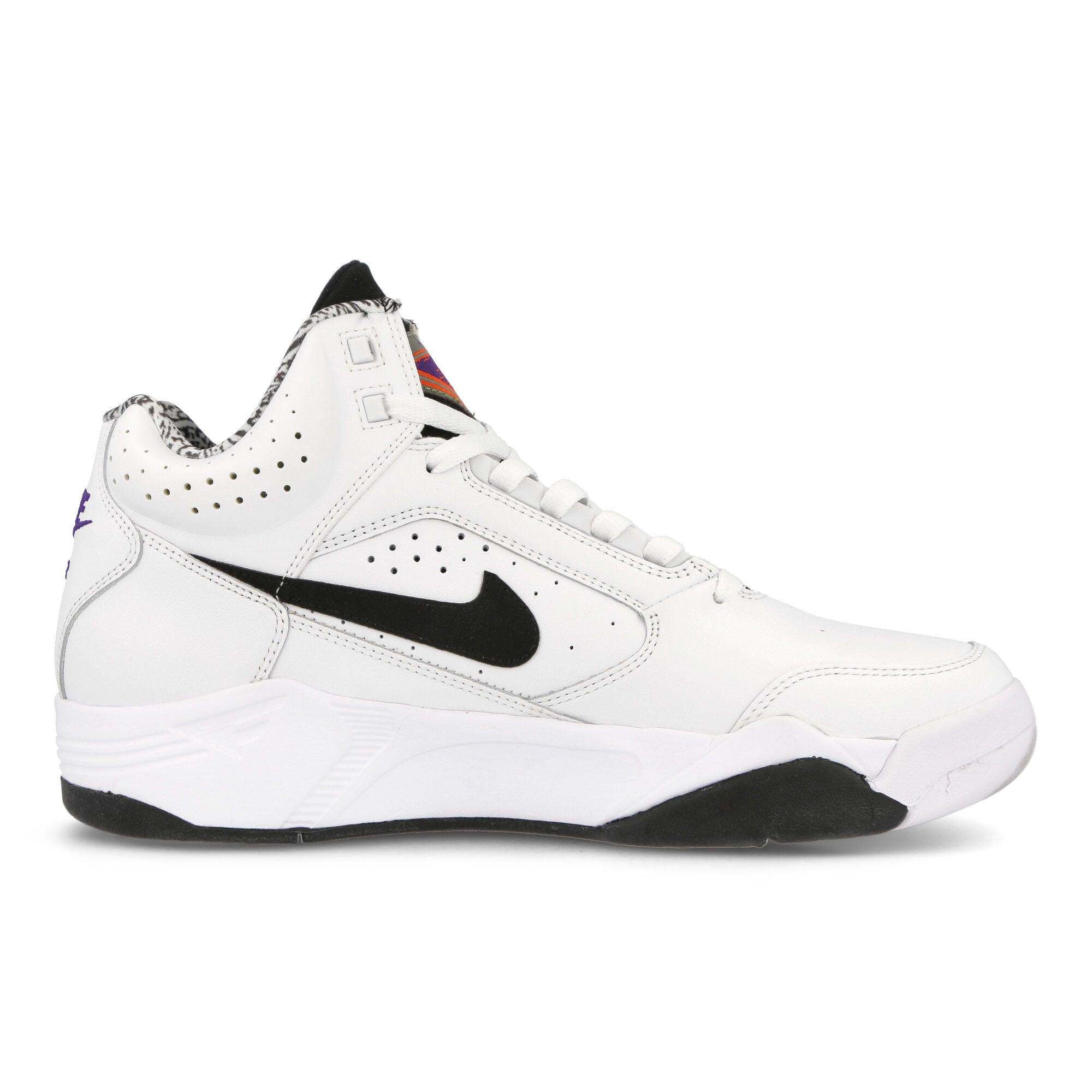 Nike air flight lite mid White / Black Mid Top Sneakers  Silhouette | Overkill