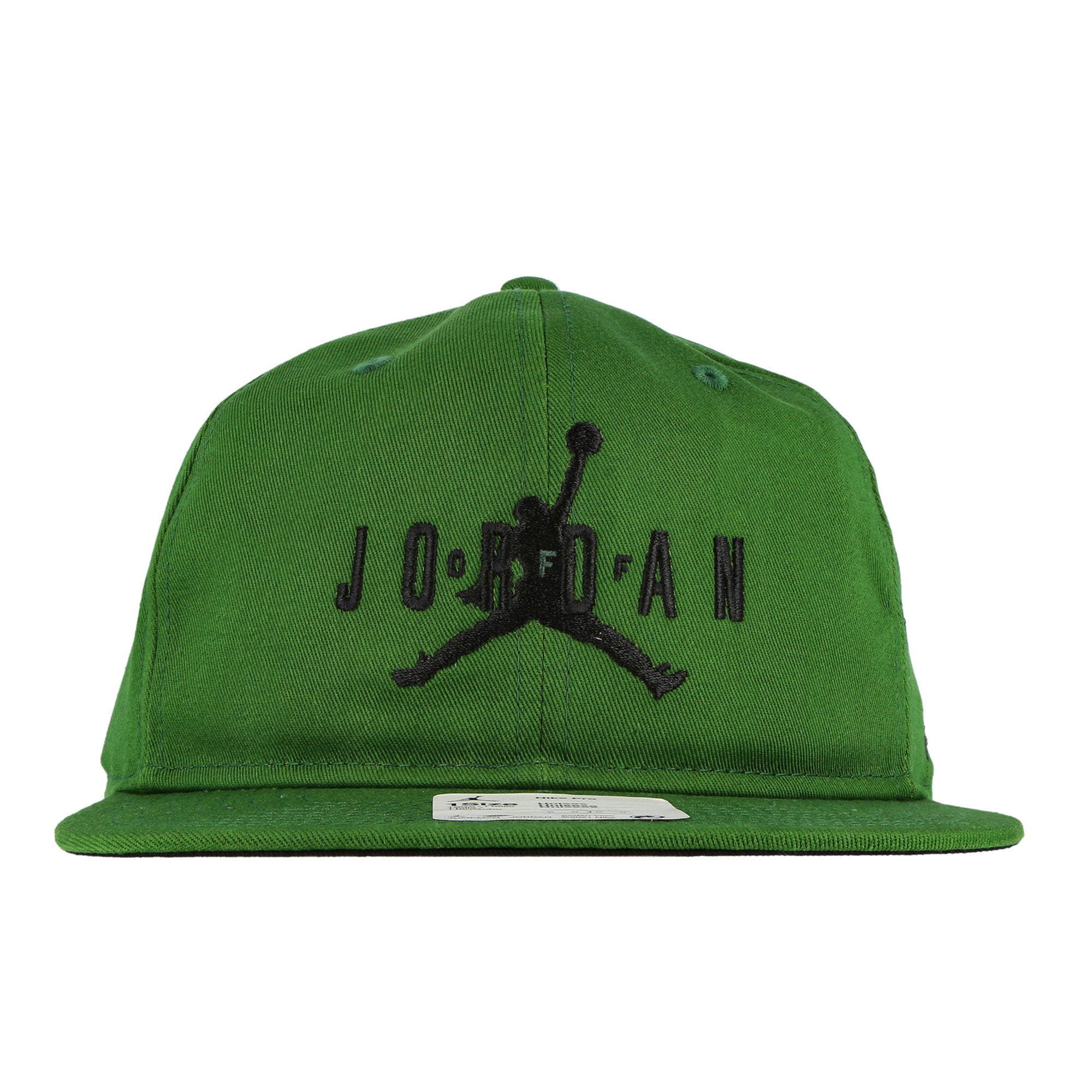 Off-White x Air Jordan Pro Jumpman Cap Forest Green / Black Basecap DJ6195 394 Detail View 1 | Overkill
