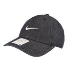 Nike Heritage86 Swoosh Denim Cap Black / White Caps DJ6220 010 | Overkill