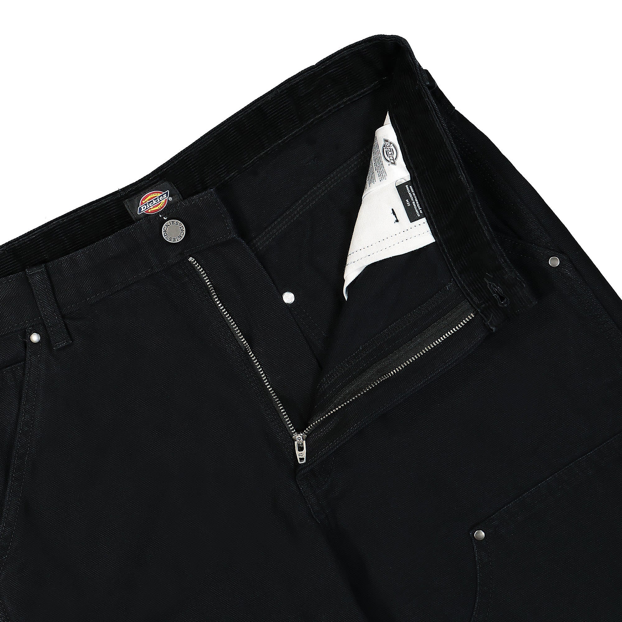 Dickies Duck Canvas Utility Pants Black Stone Washed Casual Pants Detailfoto | Overkill