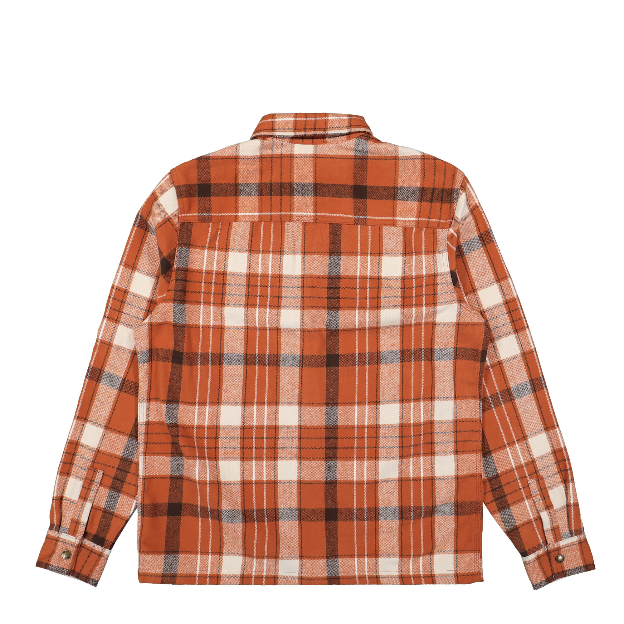 Dickies Nimmons Bombay LS Brown Shirts Material | Overkill