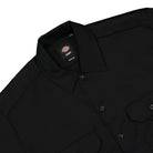 Dickies Work Shirt LS REC Black Shirts Close-up | Overkill