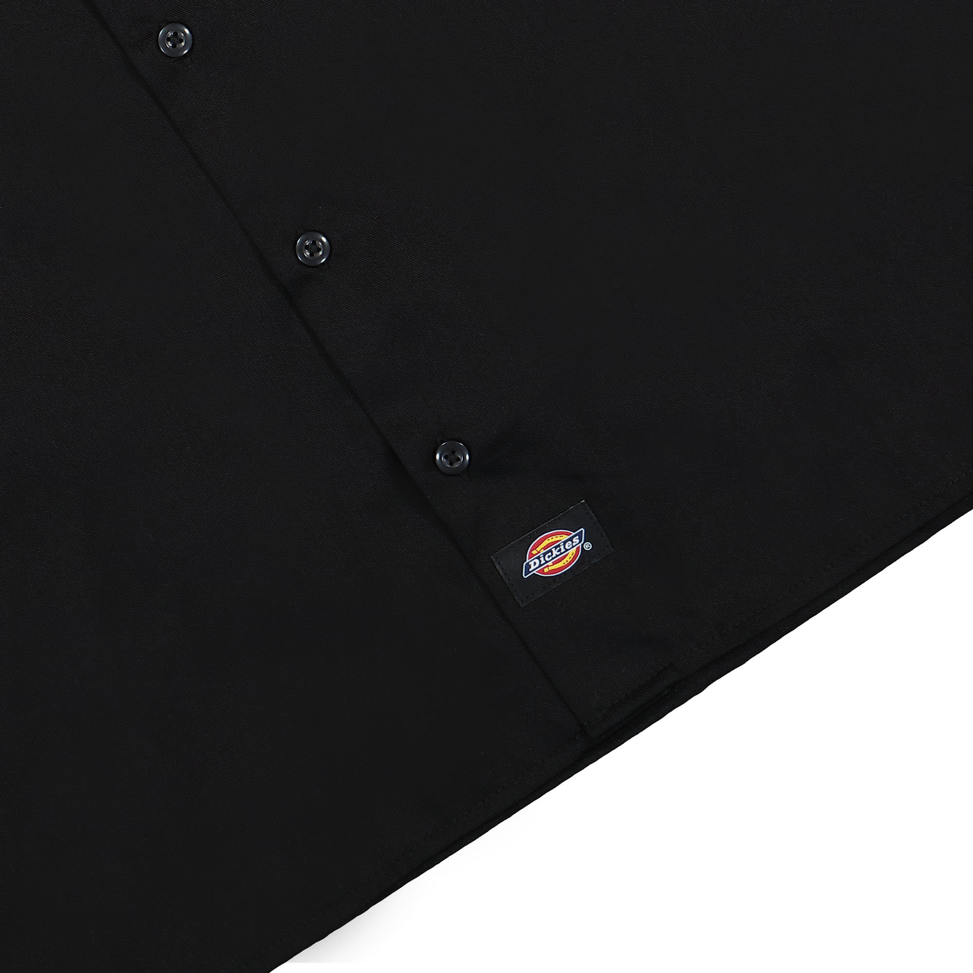 Dickies Work Shirt LS REC Black Shirts Detail view 2 | Overkill