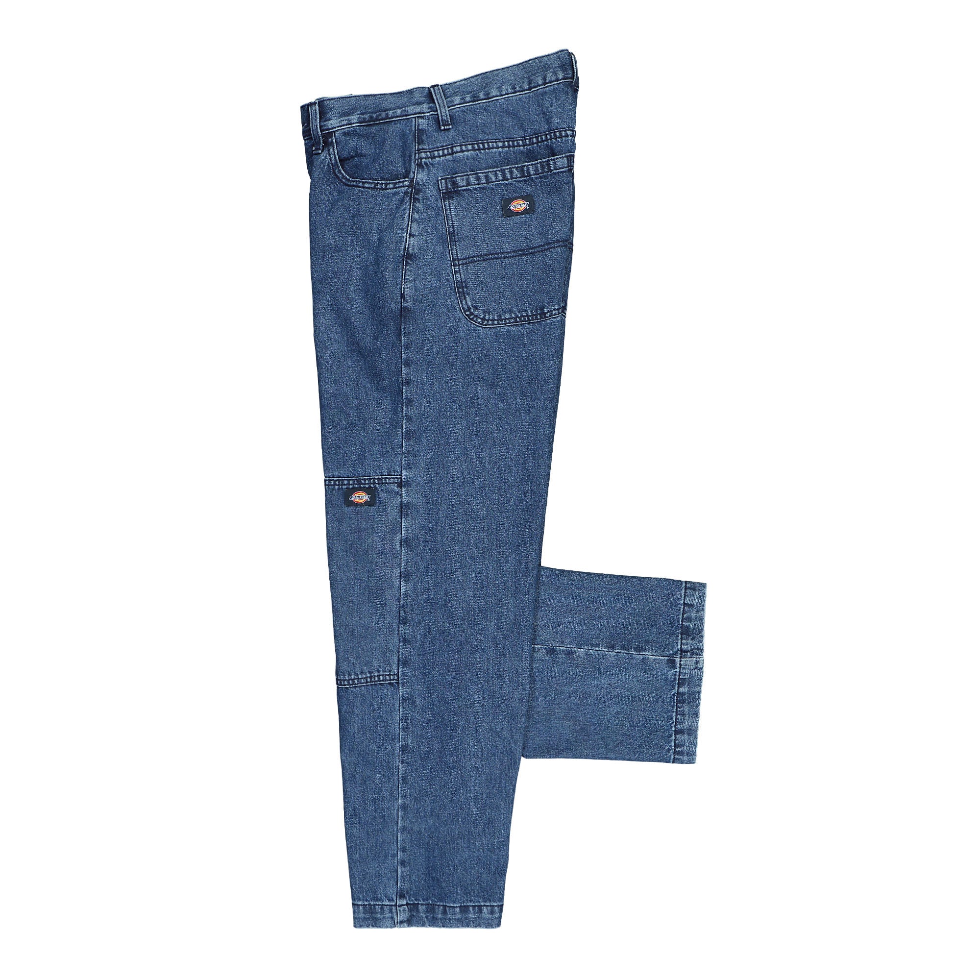 Dickies Double Knee Denim Pant Classic Blue Jeans Close-up | Overkill