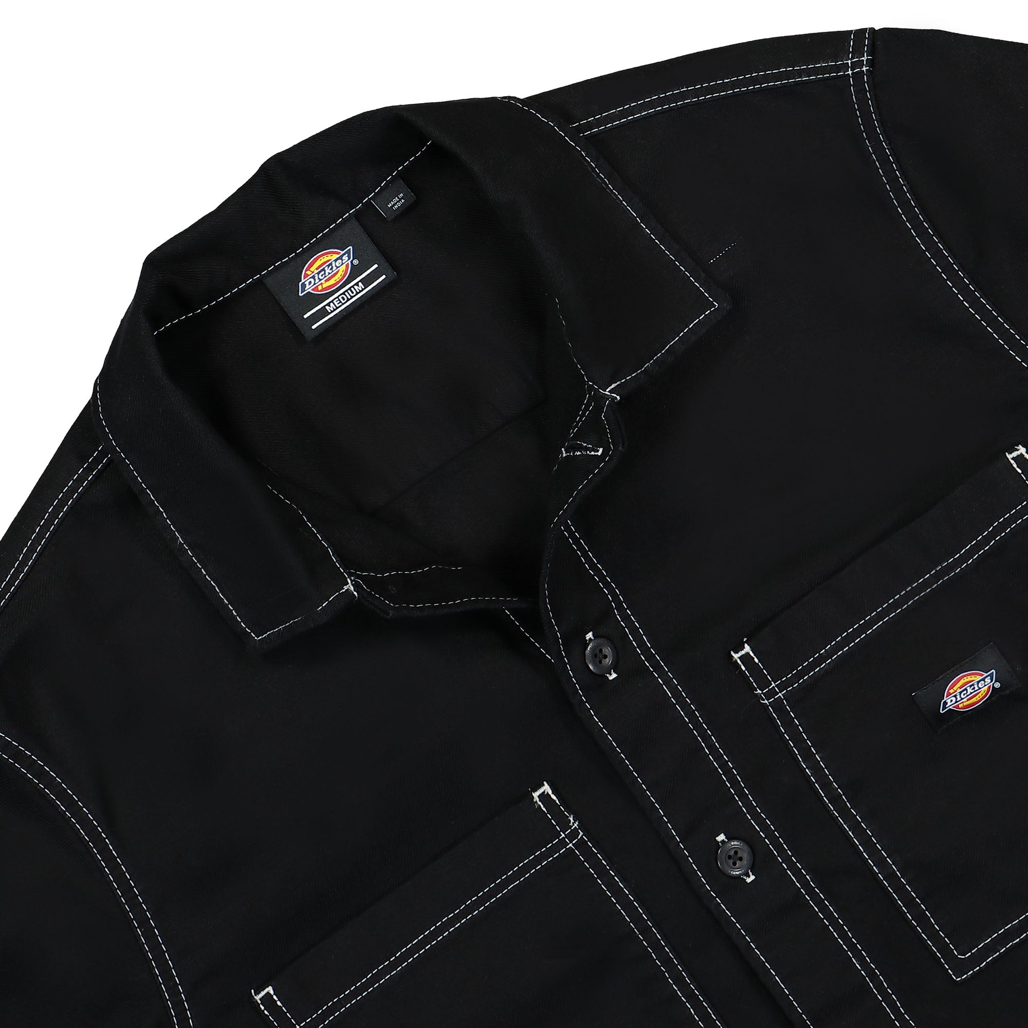 Dickies Florala Shirt Black Shirts Close-up | Overkill