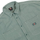 Dickies Hickory Shirt Lincoln Green Shirts Close-up | Overkill