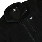 Dickies Mount Hope Fleece Jacket Black Fleece Jackets Close-up | Overkill