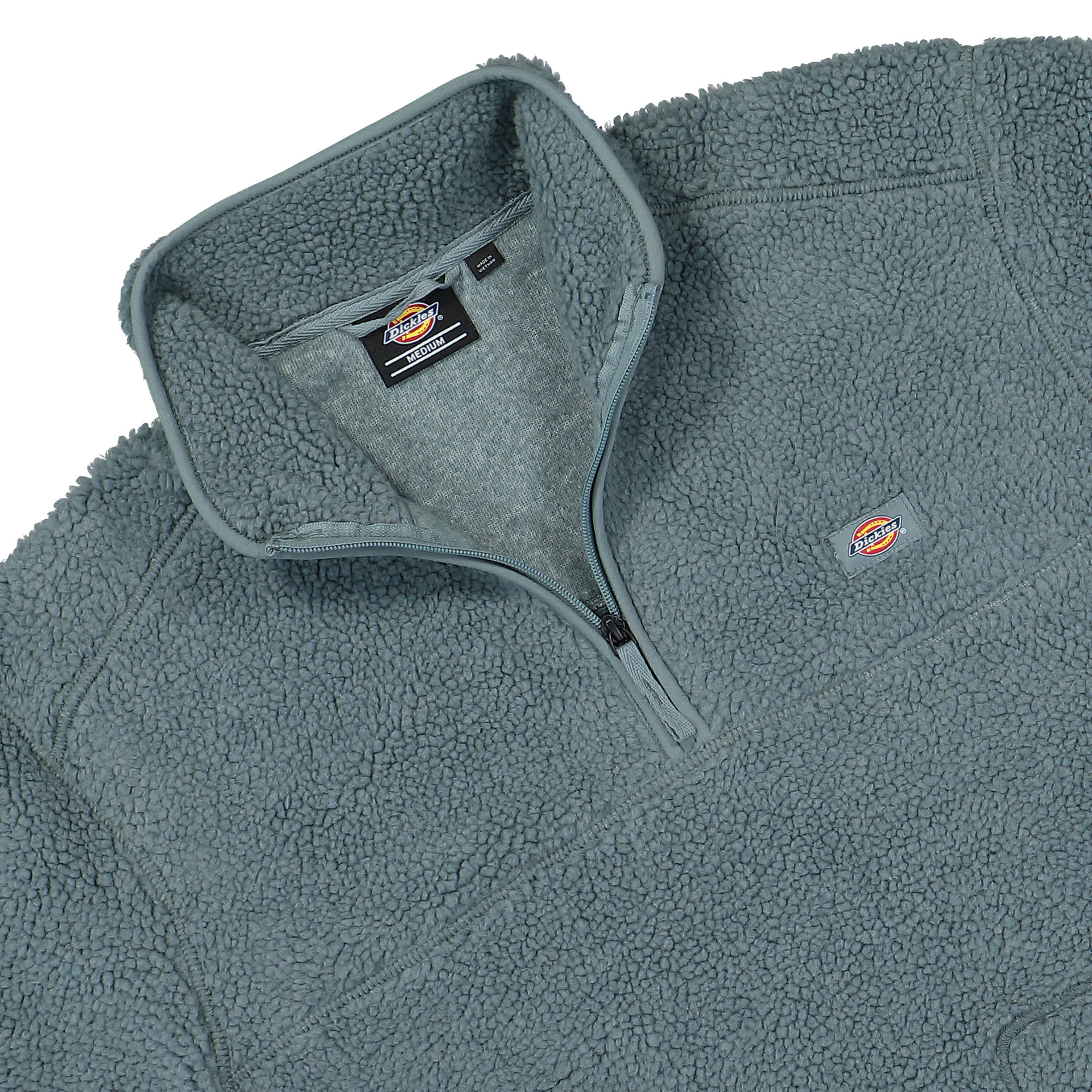 Dickies Mount Hope Quarter Zip Trooper Sweatshirts Close-up | Overkill