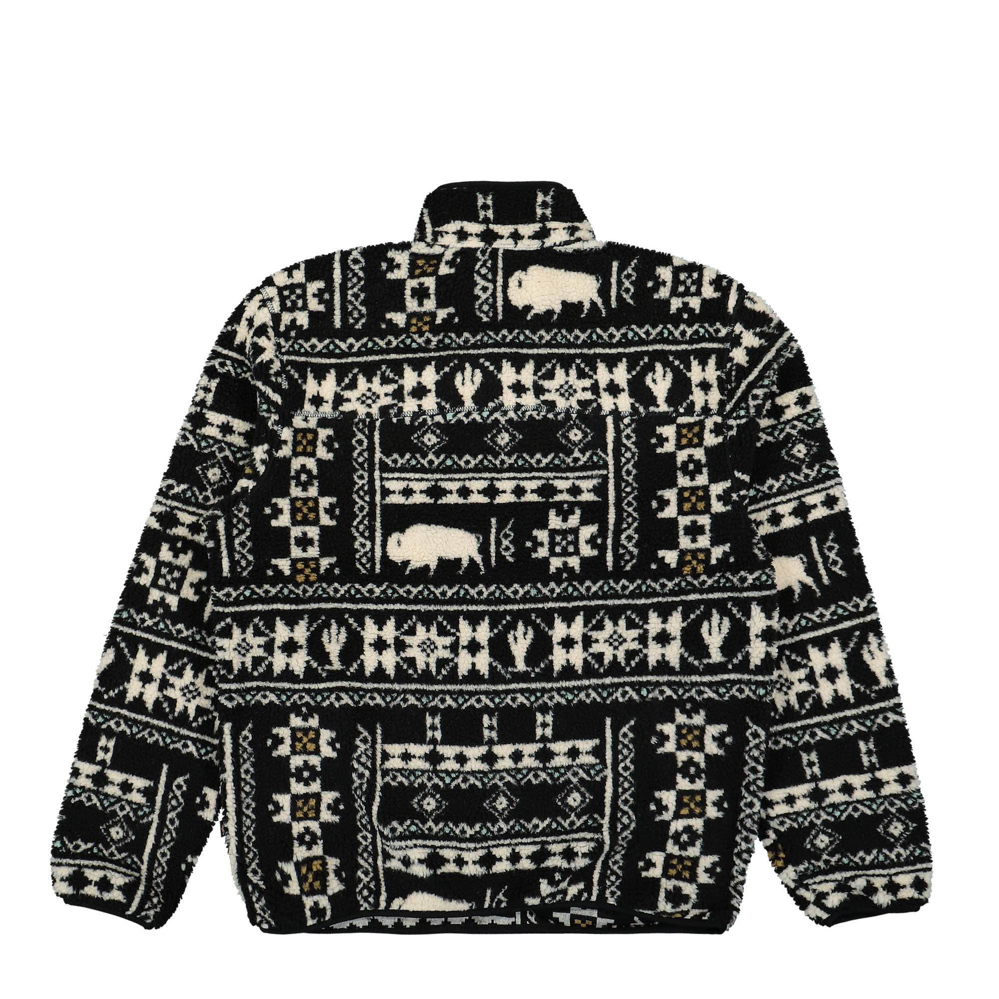 Dickies Hays Quarter Zip Fleece Nordic Pattern / Dark Blue Sweatshirts Material | Overkill