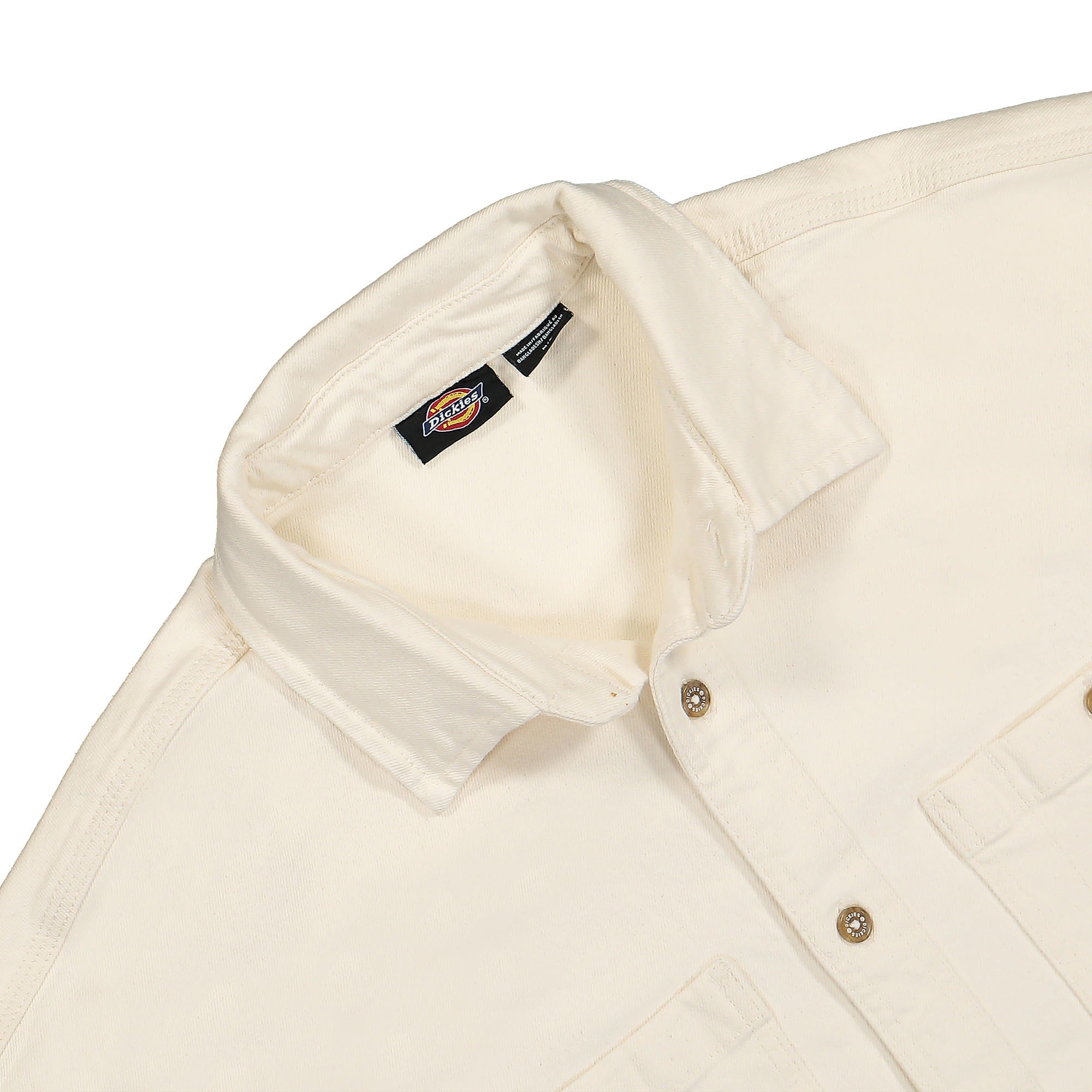 Dickies Houston Shirt Ecru Shirts Close-up | Overkill