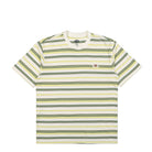 Dickies Glade Spring T-Shirt Offwhite HRZNTL Stripe T-Shirts DK0A4YR1J421 | Overkill
