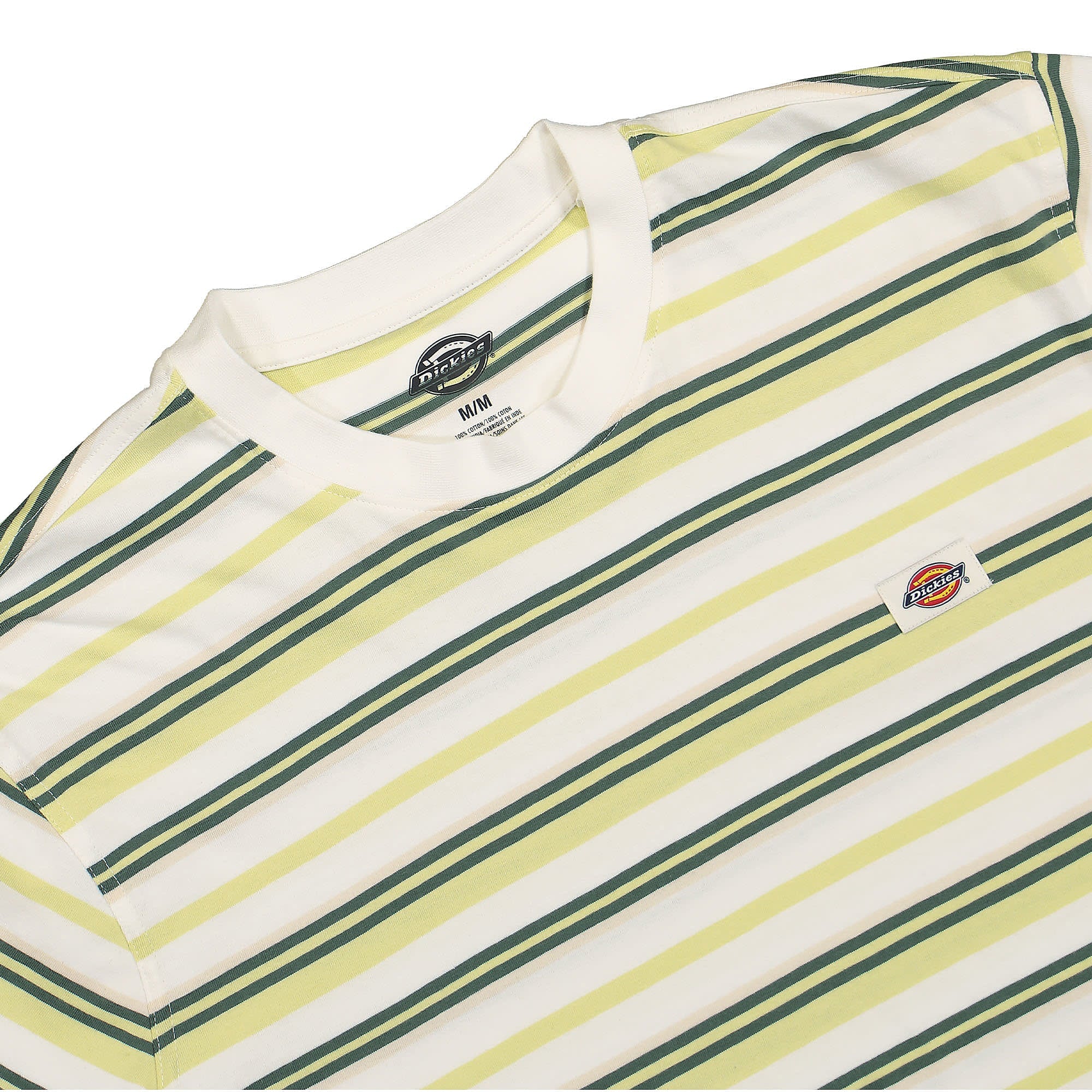 Dickies Glade Spring T-Shirt Offwhite HRZNTL Stripe T-Shirts Close-up | Overkill