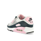 Nike Air Max 90 White / Wolf Grey - Pink Foam - Armory Navy Low Top Sneakers  Material | Overkill