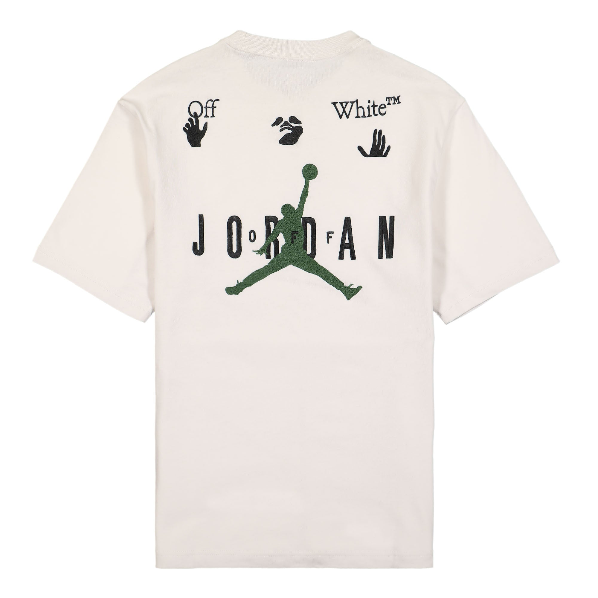 Jordan SS Tee Phantom / Black / Forest Green T-Shirts Close-up | Overkill