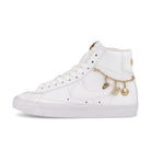 Nike wmns blazer mid 77 lx White-White - Metallic Gold Mid Top Sneakers DM0850 100 | Overkill