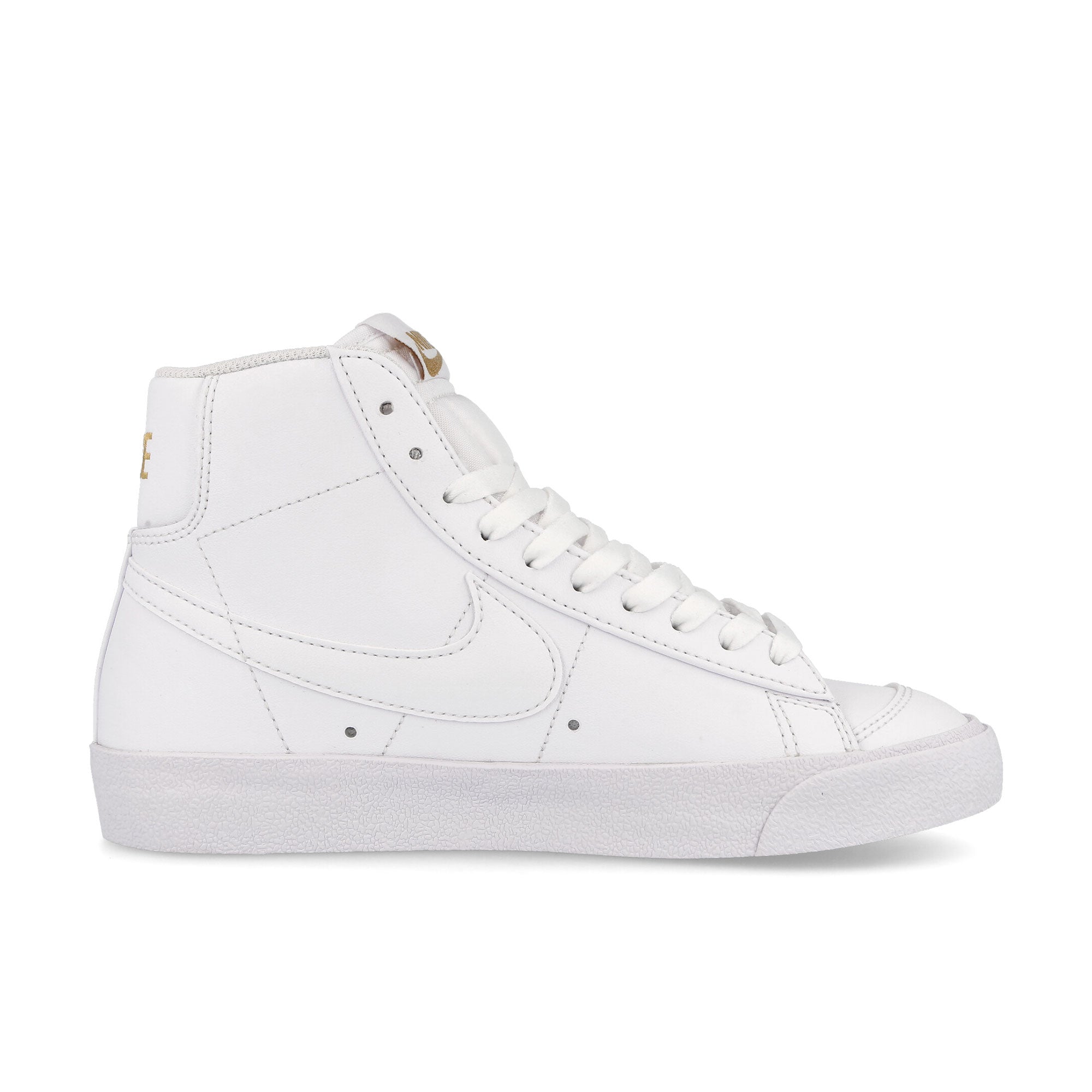 Nike wmns blazer mid 77 lx White-White - Metallic Gold Mid Top Sneakers  Silhouette | Overkill