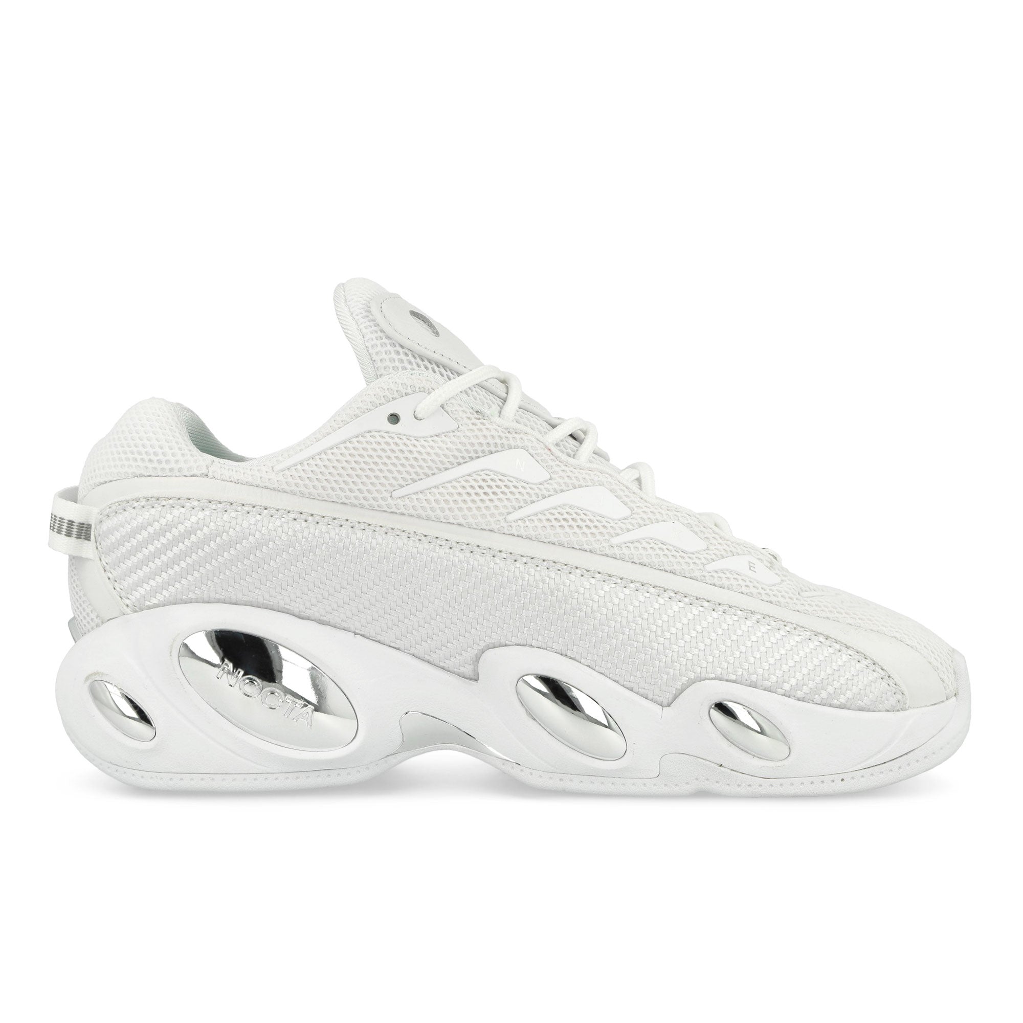 Nike NOCTA x Nike Glide White / White - Chrome - University Gold Sneakers  Silhouette | Overkill