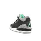 Jordan Air Jordan 3 Retro GS Black / Green Glow - Wolf Grey - White High Top Sneakers  Material | Overkill