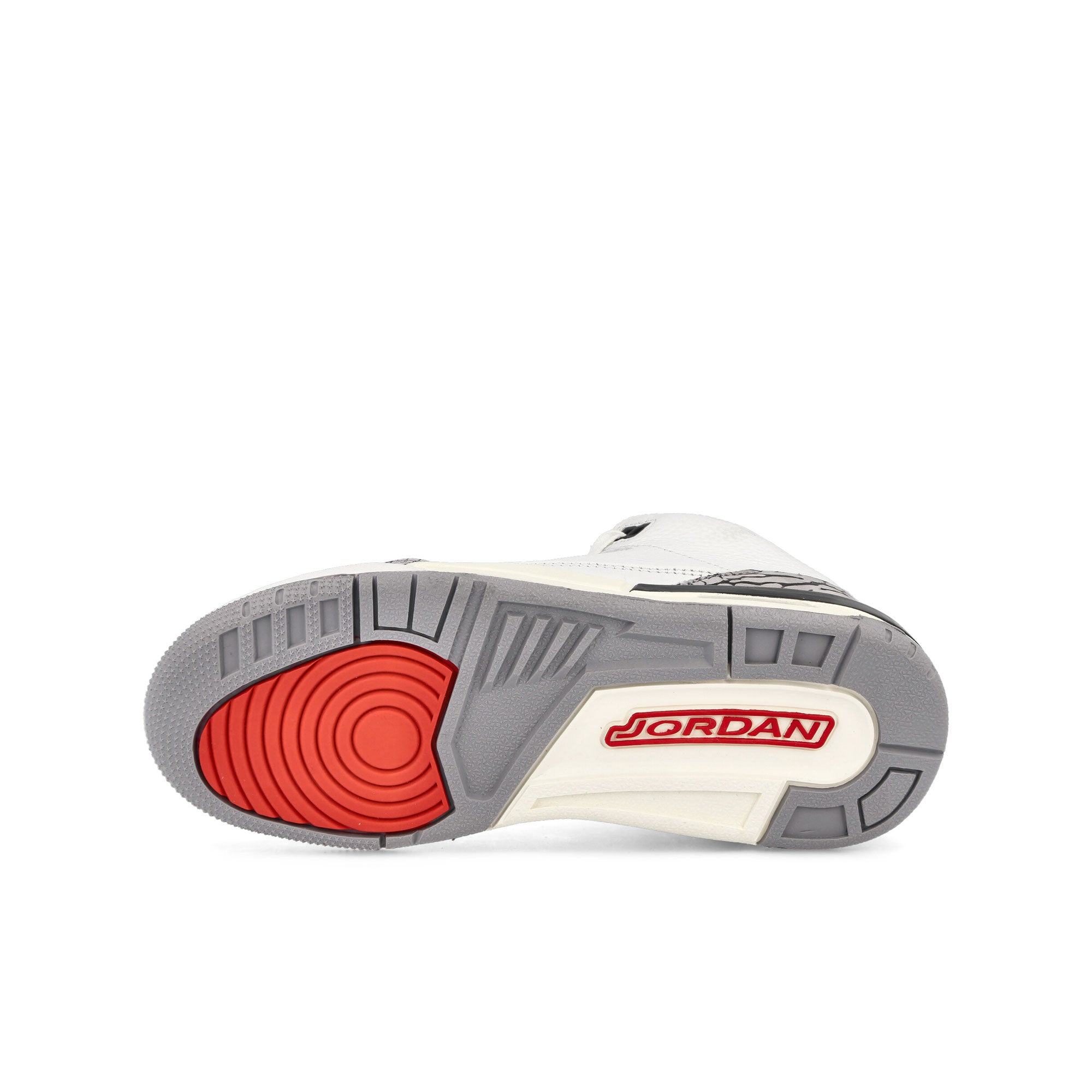 Jordan Air Jordan 3 Retro GS Summit White / Fire Red - Black Sneakers  Detail View 1 | Overkill