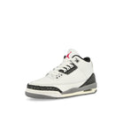 Jordan Air Jordan 3 Retro GS Summit White / Fire Red - Cement Grey - Black Mid Top Sneakers  Close Up | Overkill