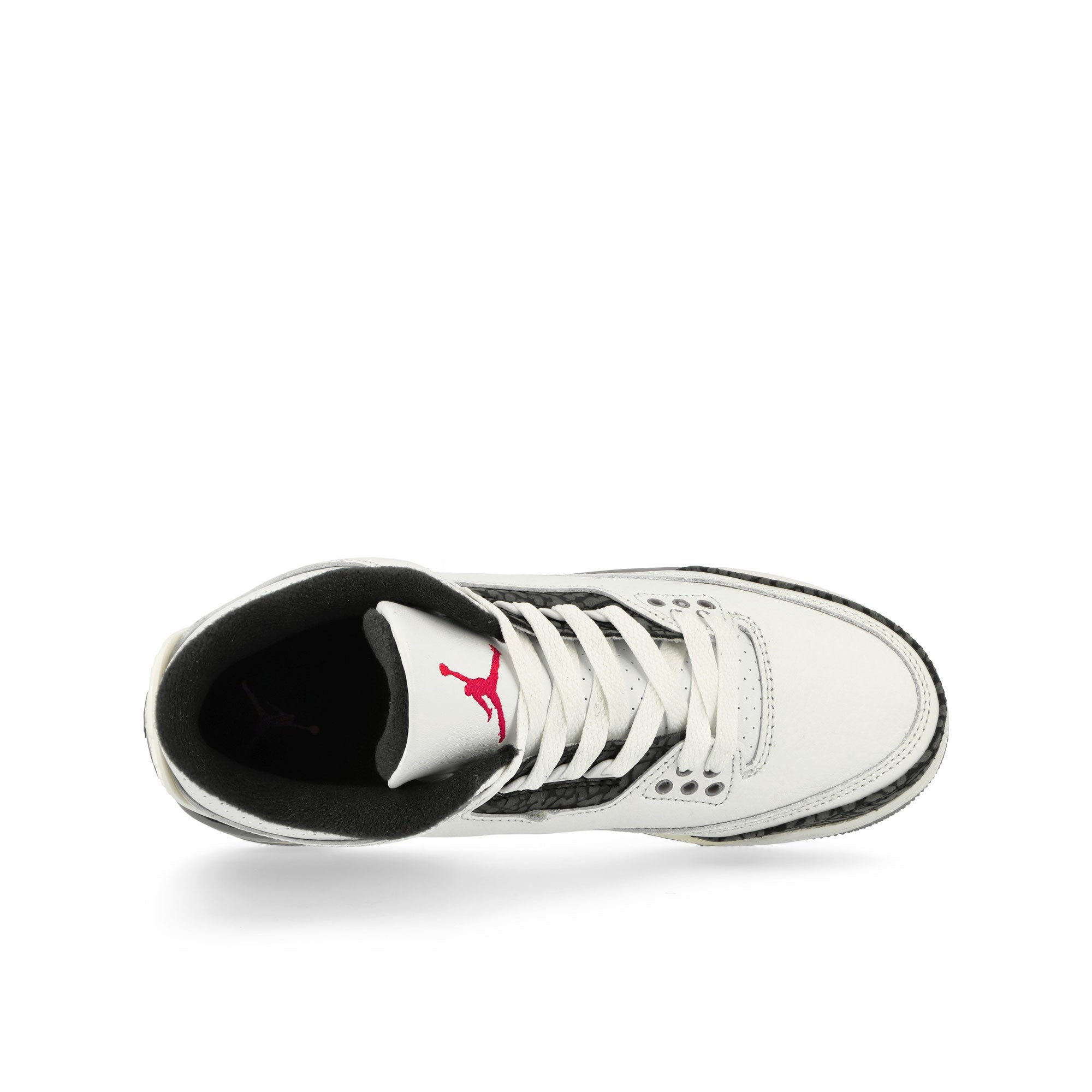 Jordan Air Jordan 3 Retro GS Summit White / Fire Red - Cement Grey - Black Mid Top Sneakers  Detailfoto | Overkill