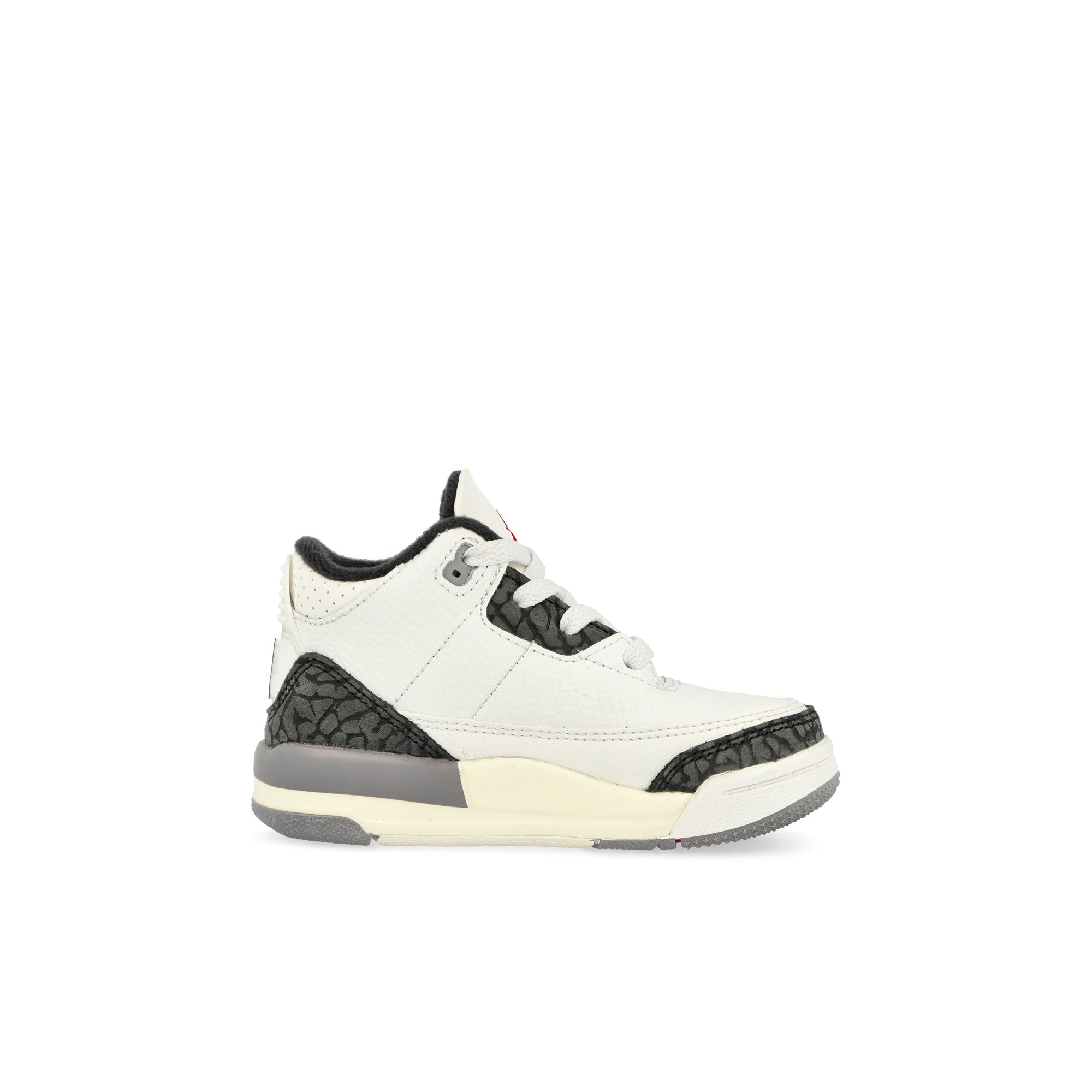 Jordan 3 Retro TD Summit White / Fire Red - Cement Grey - Black Mid Top Sneakers  Silhouette | Overkill