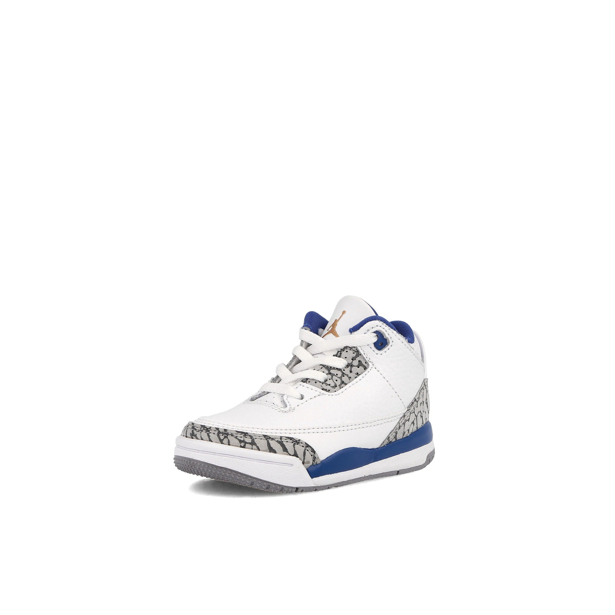 Jordan Air Jordan 3 Retro TD White / Metallic Copper-True Blue Sneakers  Close Up | Overkill