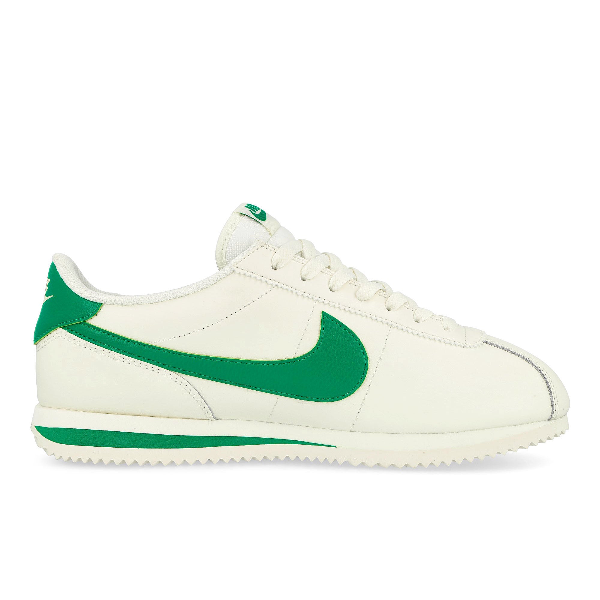 Nike Cortez Sail / Stadium Green Low Top Sneakers  Silhouette | Overkill