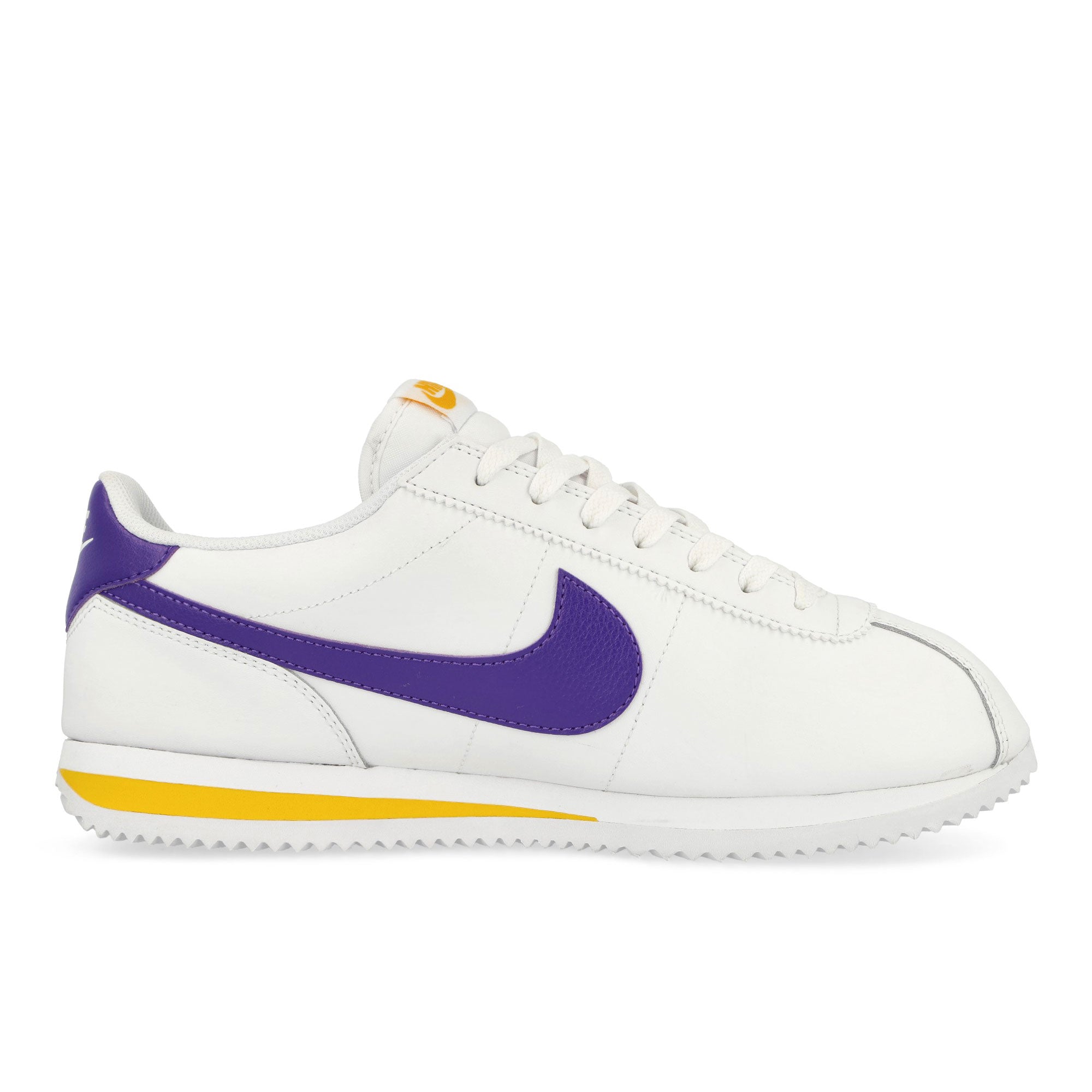 Nike Cortez White / Varsity Purple - Varsity Maize Low Top Sneakers  Silhouette | Overkill